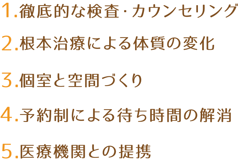 5つのポイント